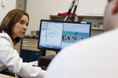 Impartición de un curso de metrologia Clase de metrología en IMH