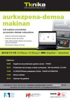 Adquisición de datos de proceso en máquina herramienta 4.0: Demostración en máquina Adquisición de datos de proceso en máquina herramienta 4.0: Demostración en máquina
