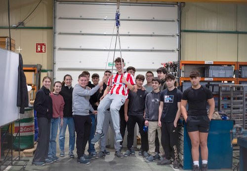 Polipasto: 1er reto del alumnado de Diseño Mecánico