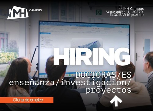 Oferta de empleo: Doctoras/es (enseñanza, investigación, proyectos)