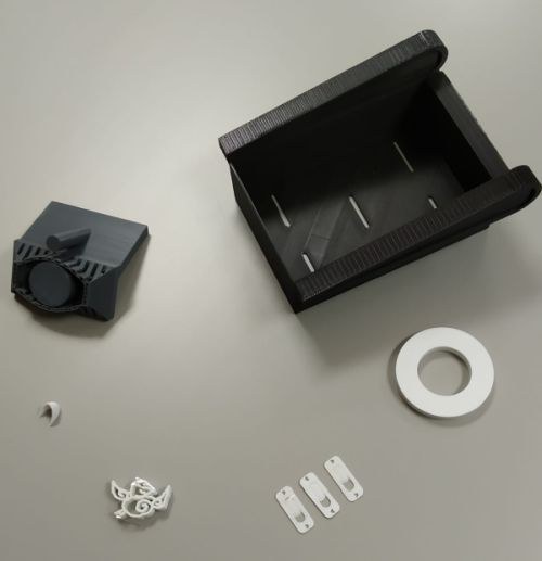 3dpiezak-inprimituta.jpg ZukZeuk lehiaketako 3d diseinuaren erronkaren pieza batzuk IMHko Additive Village-n inprimituta