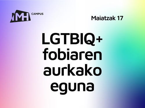 LGTBIQ+ fobiaren aurkako egunarekin bat