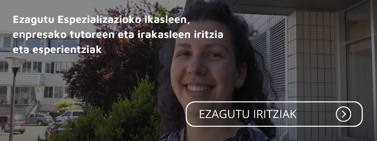 Esperientzia-iritziak: Ikasle, irakasle